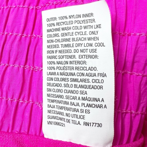 All In Motion Women's Bright Pink Sweat Resistant Running Athletic Shorts Plus - Picture 15 of 16